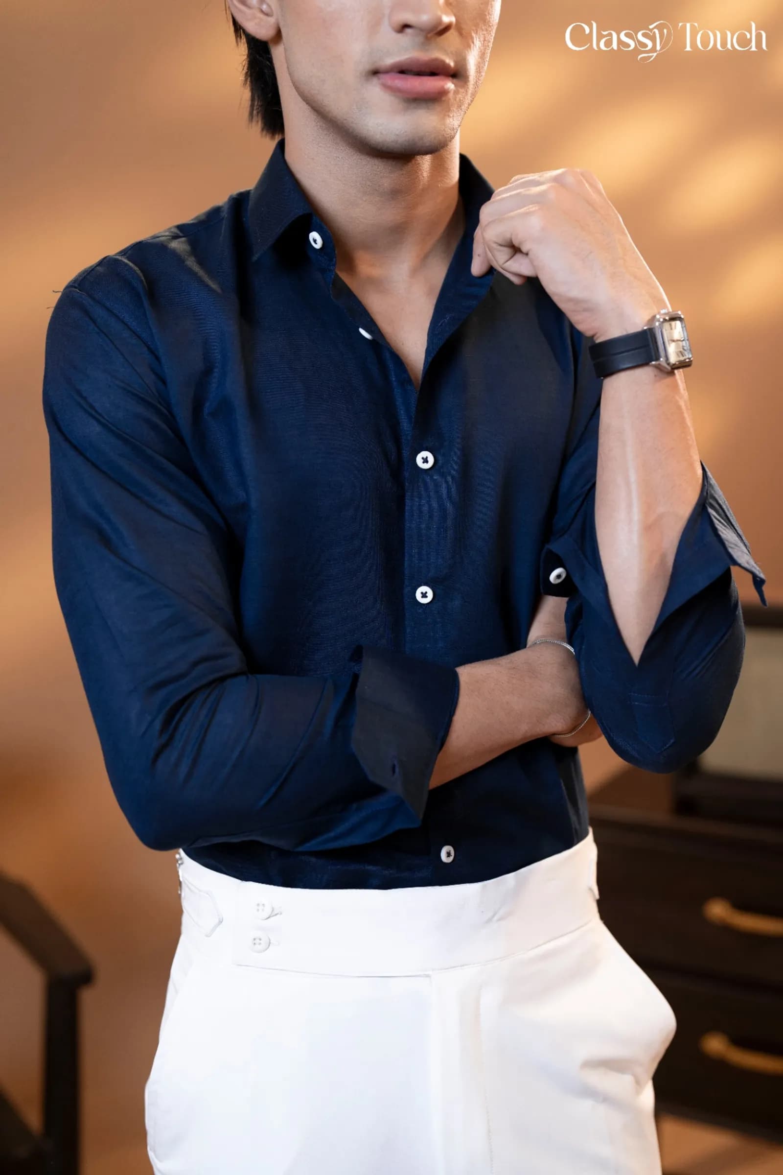 Remi Cotton Linen Shirt thumbnail 4