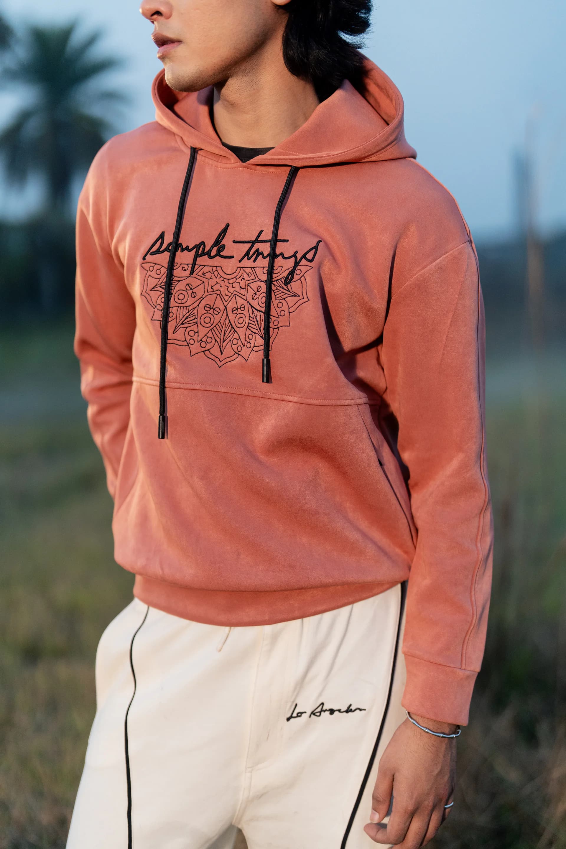 Suede Velvet Hoodie thumbnail 1