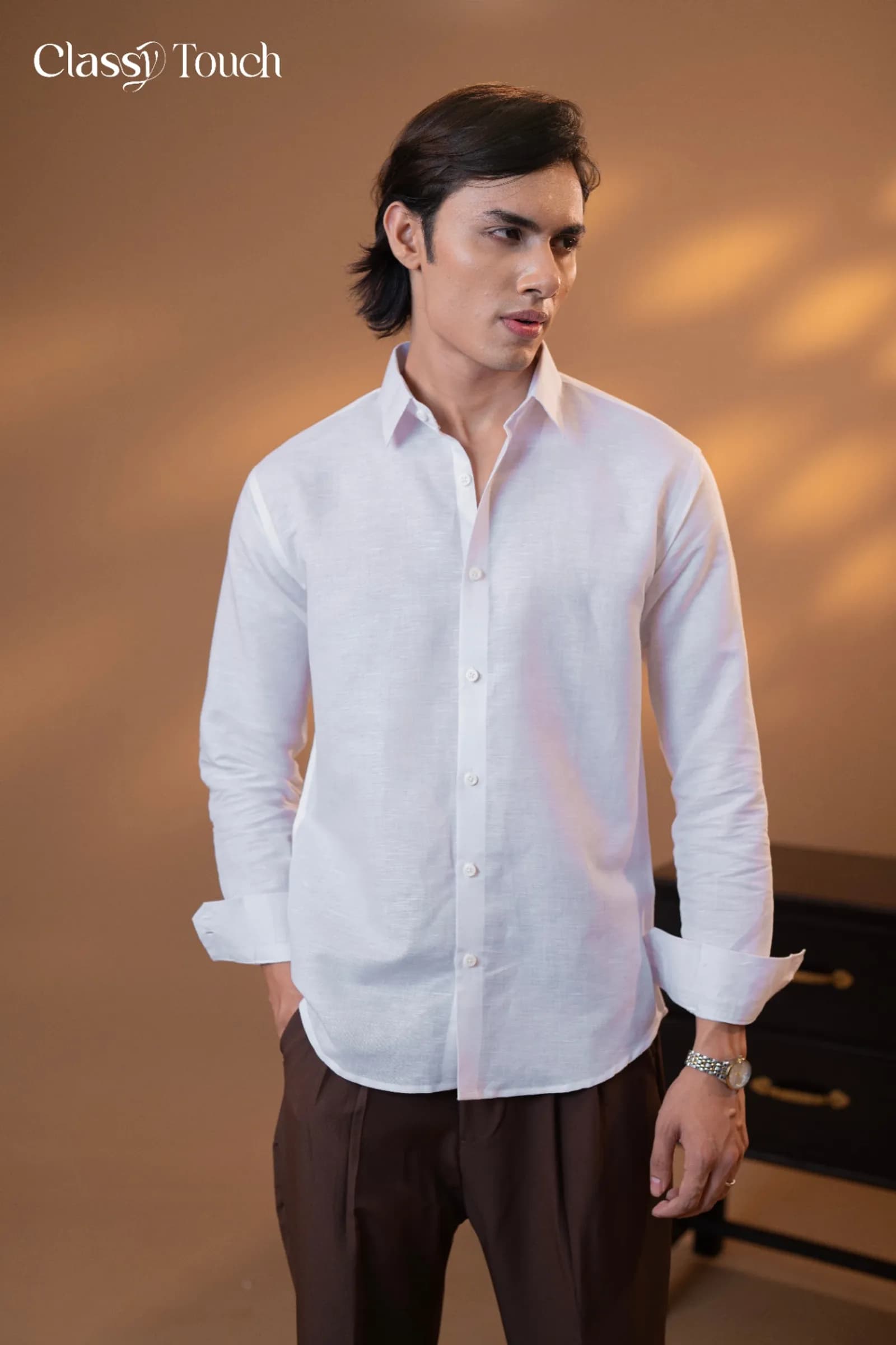 Remi Cotton Linen Shirt thumbnail 3