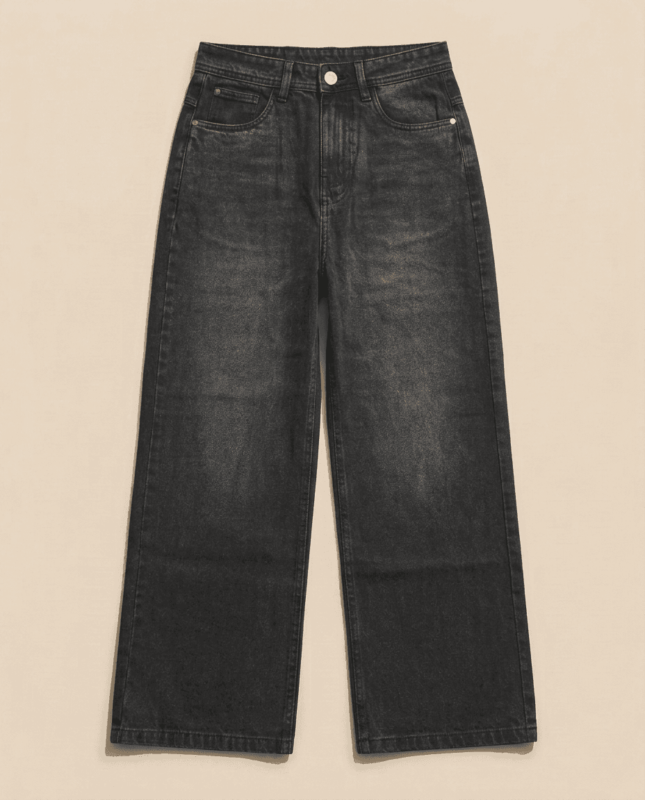 Deep Gray Baggy Jeans thumbnail 2
