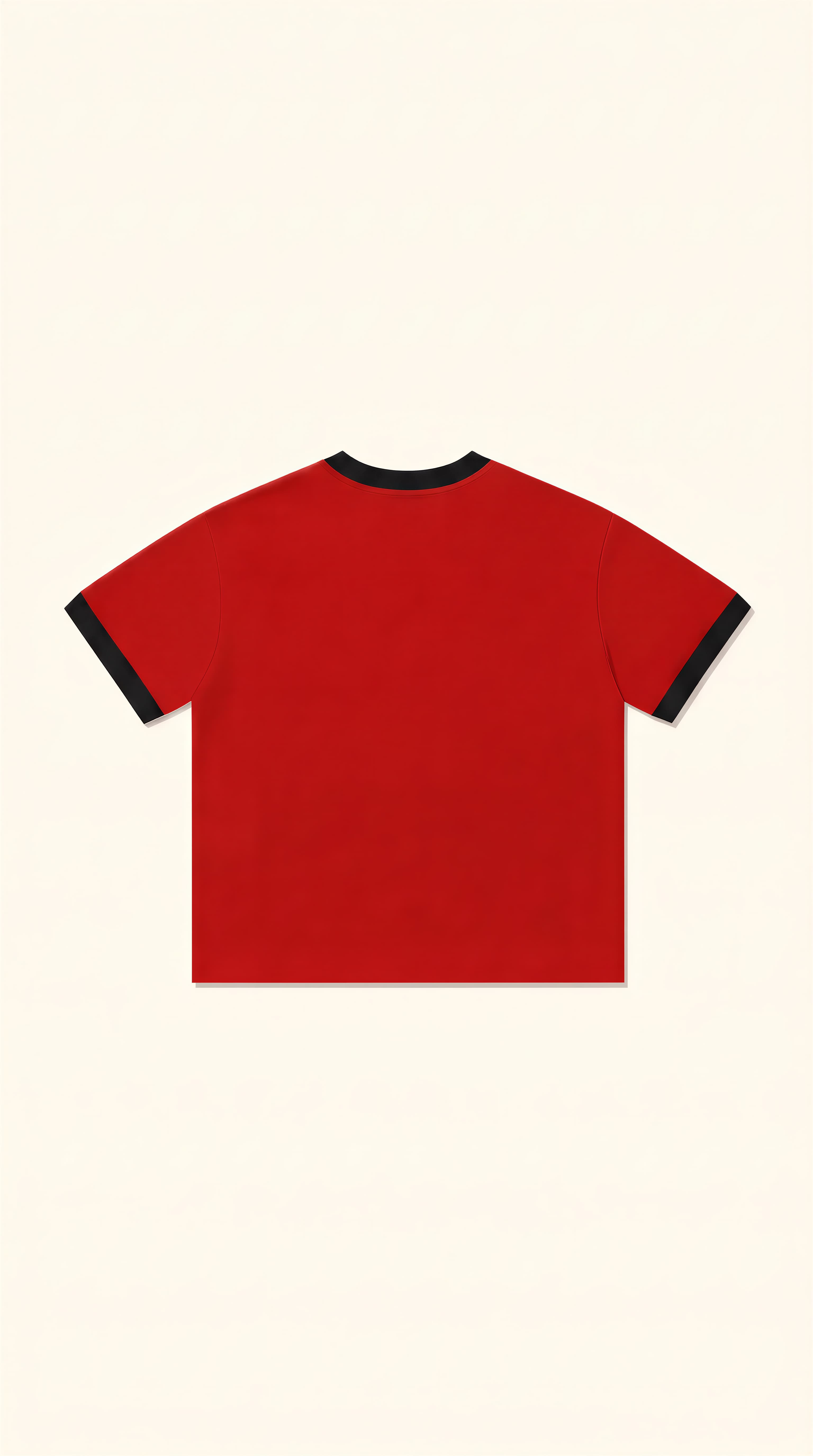 Crop ringer tee - Red thumbnail 2