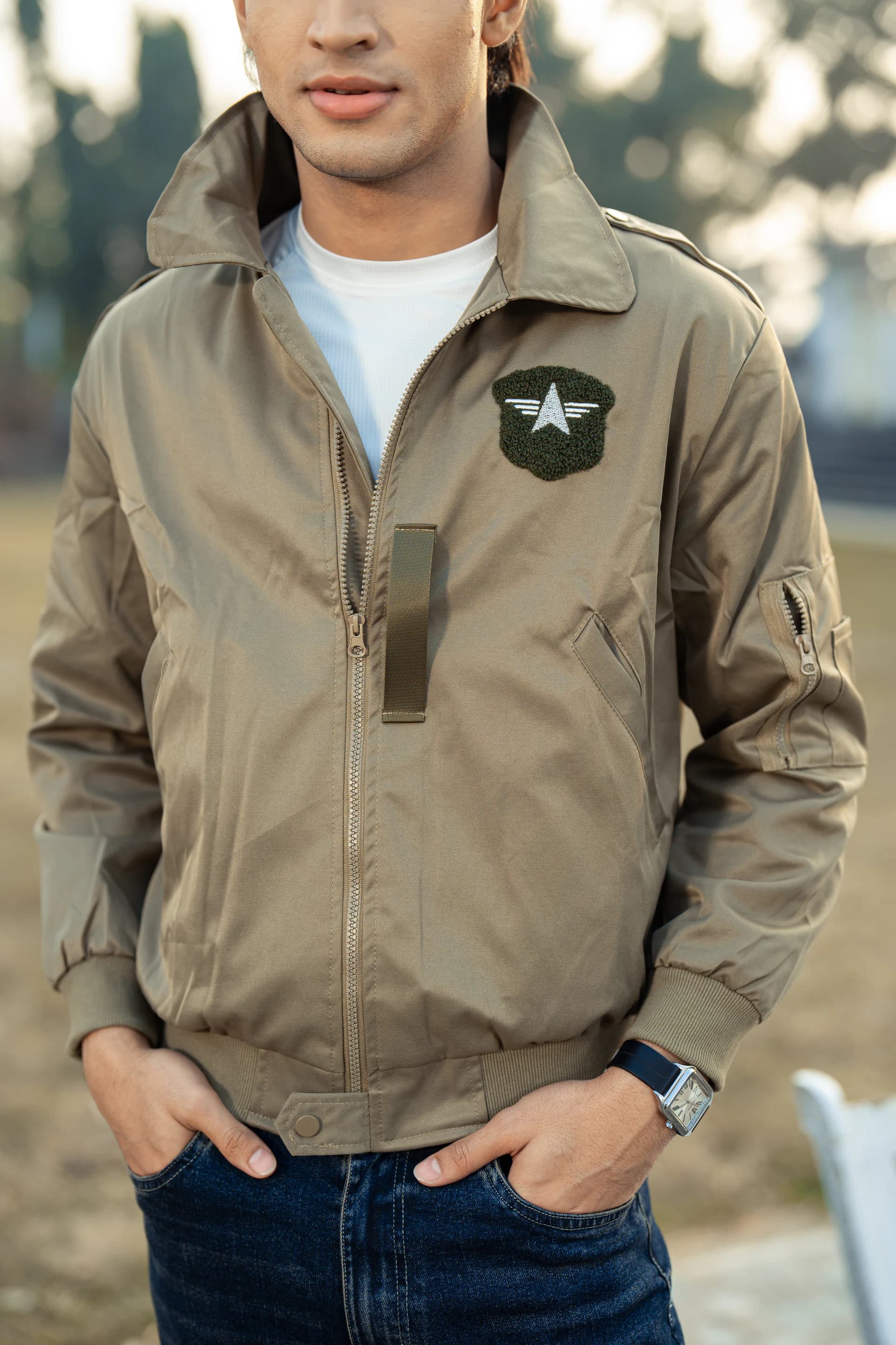 Imported Jacket - Olive thumbnail 1