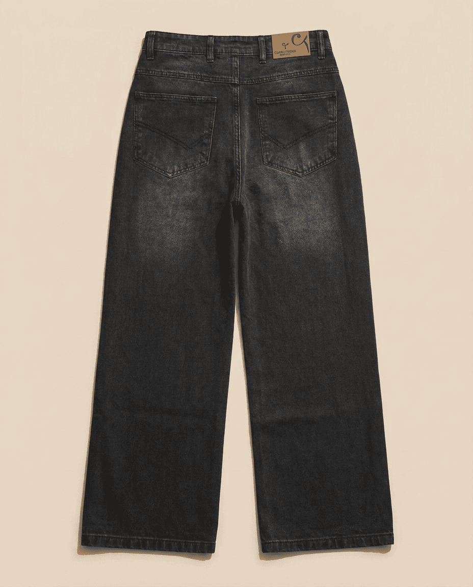 Deep Gray Baggy Jeans thumbnail 3