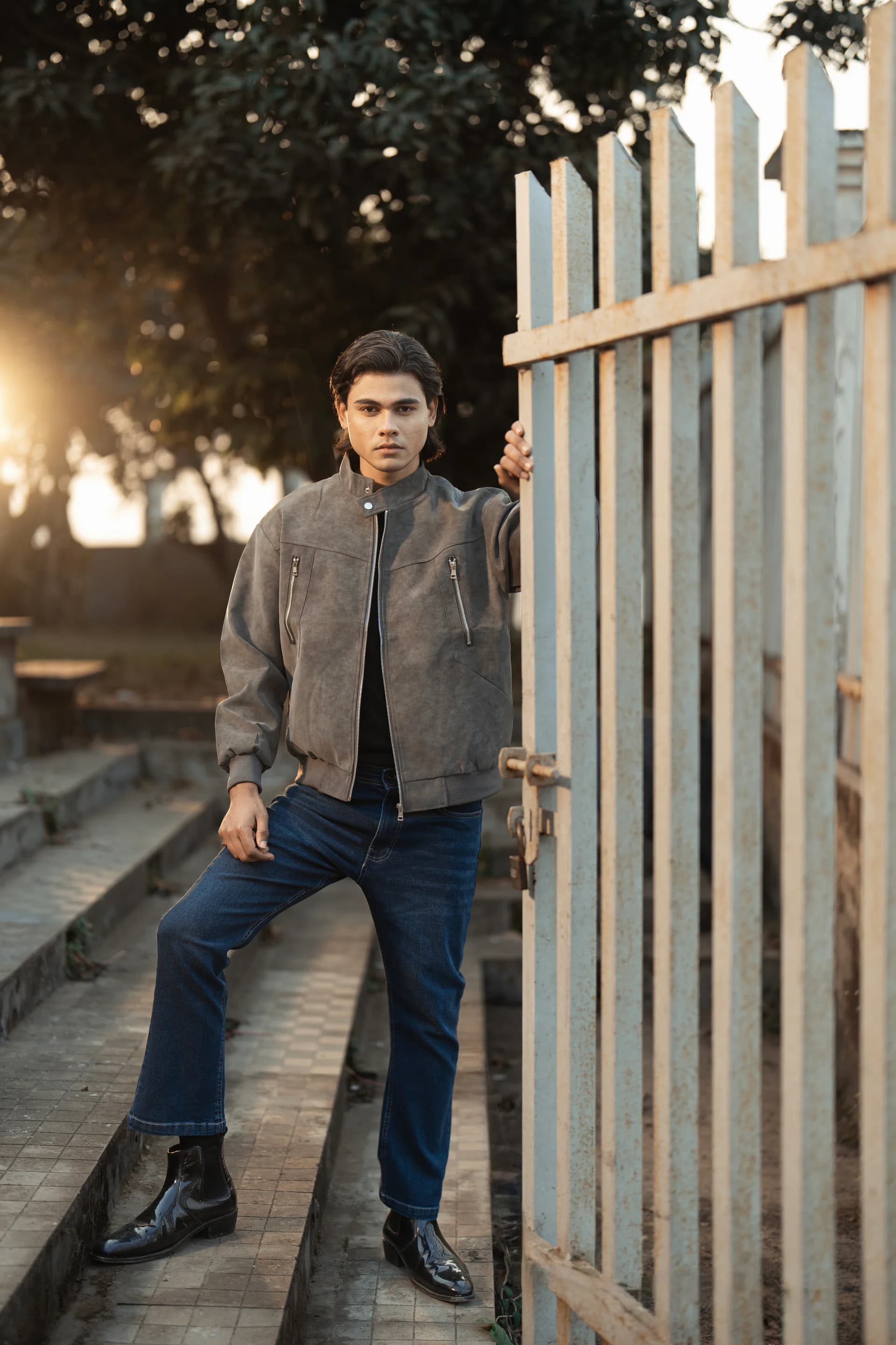 Imported Zipper Leather Jacket  thumbnail 2