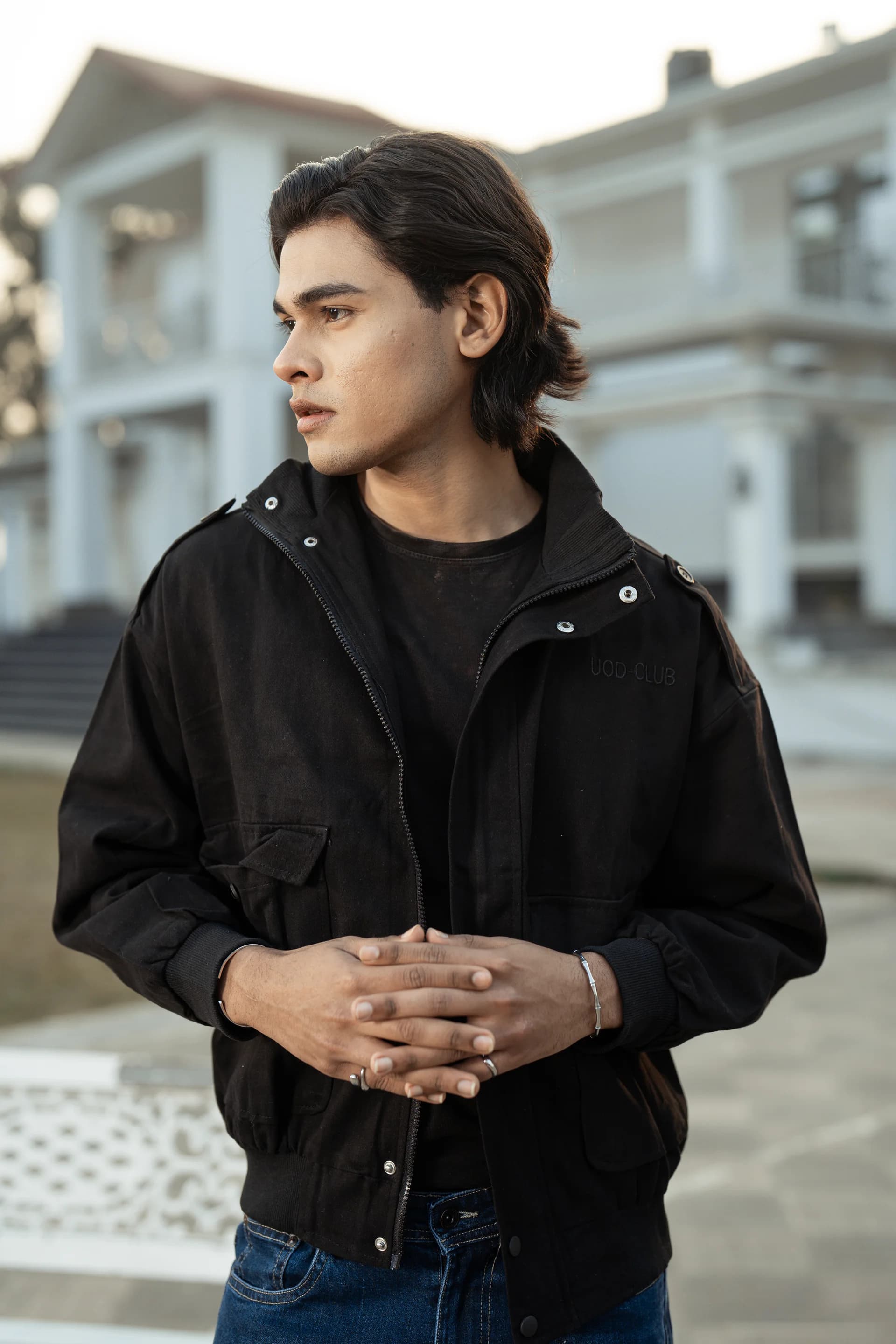 Double Pocket Jacket - Black thumbnail 2