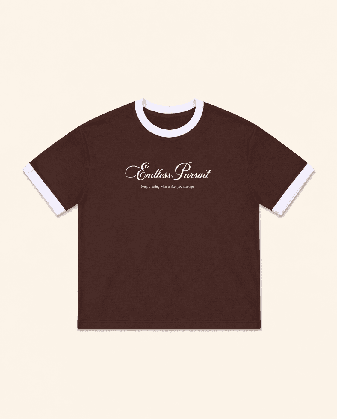 Ringer tee- coffee | Endless pursuit thumbnail 1
