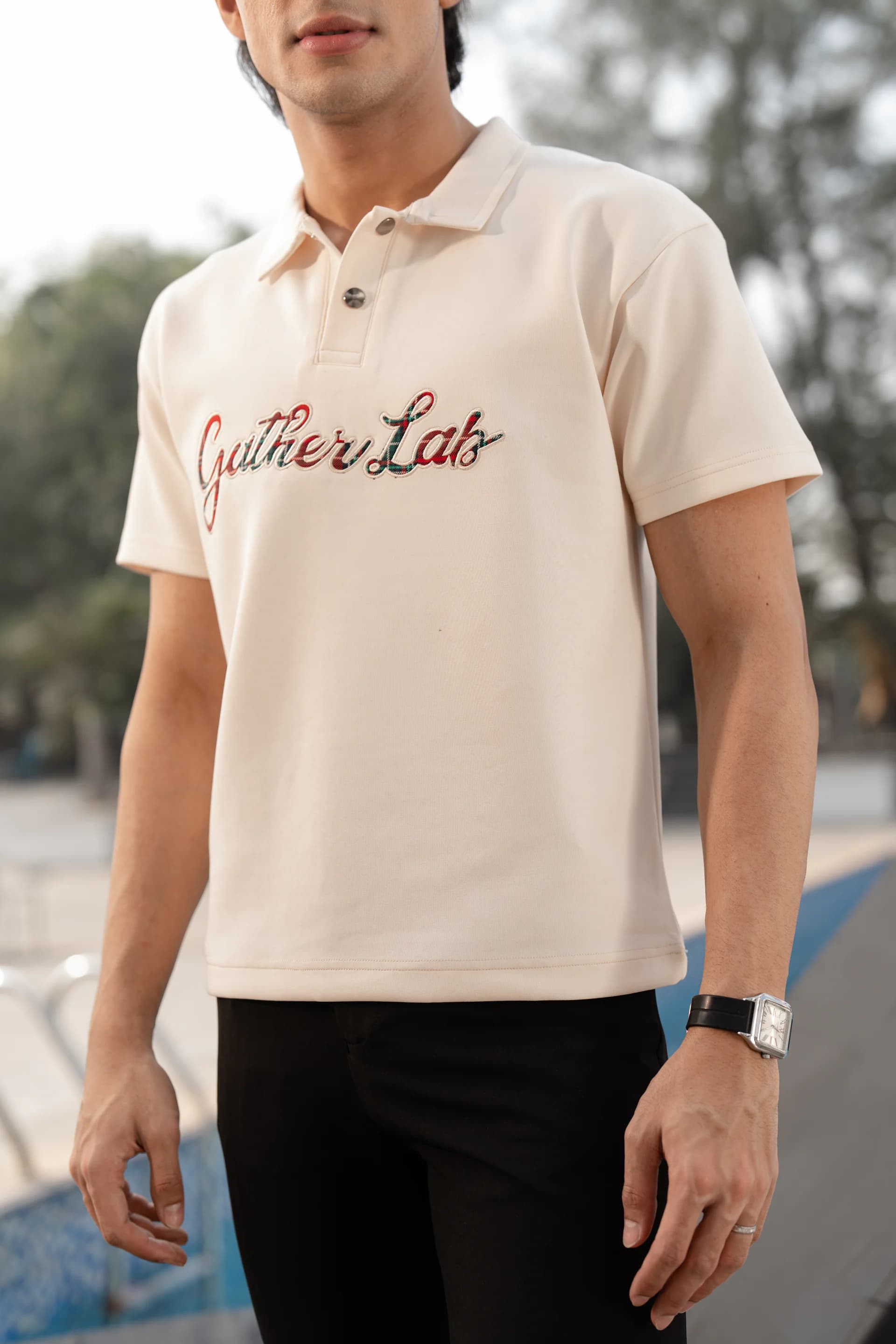 Essential Polo - Off White thumbnail 1