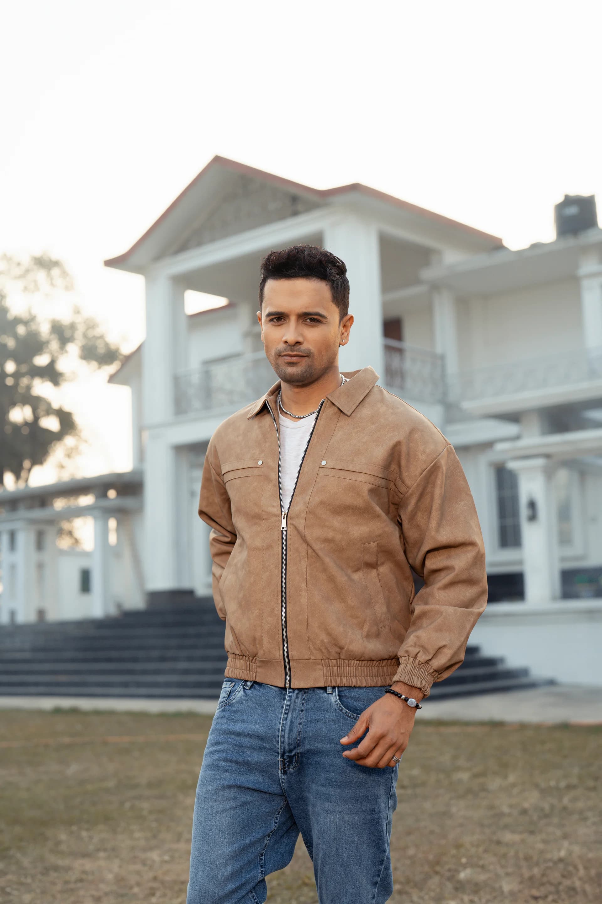 Imported Leather Jacket - Brown thumbnail 2