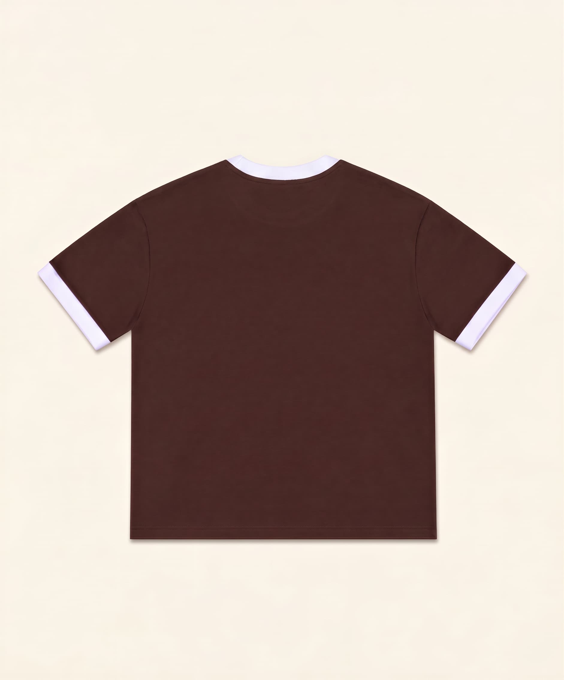 Crop ringer tee - Coffee thumbnail 2