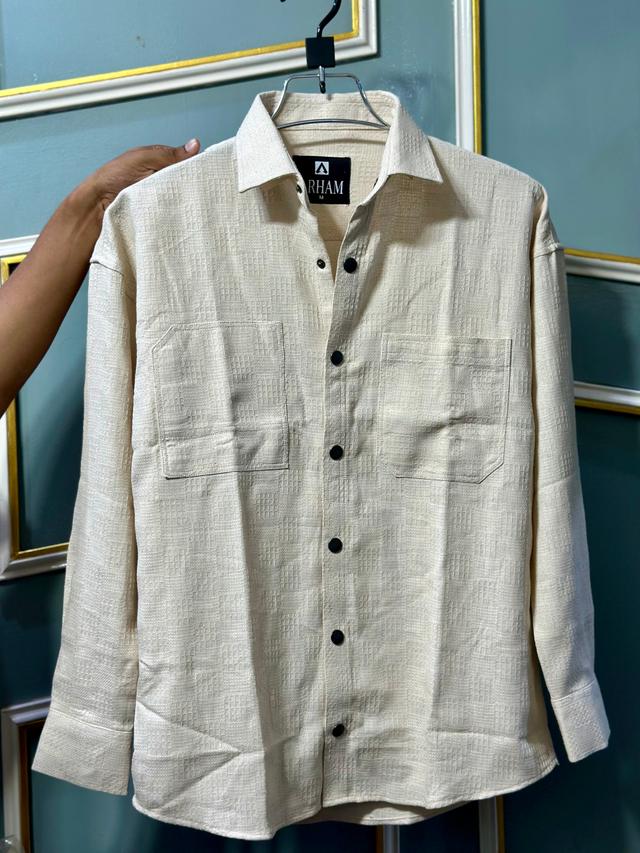 Down Shoulder Full Sleeve Casual Shirt