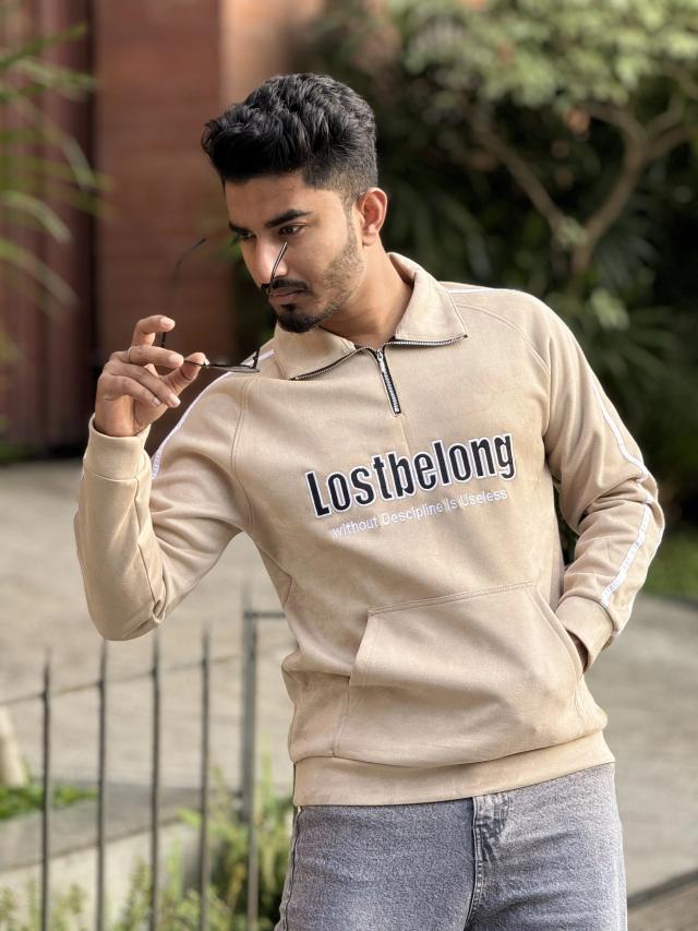 Zipper Pocket Sweatshirt