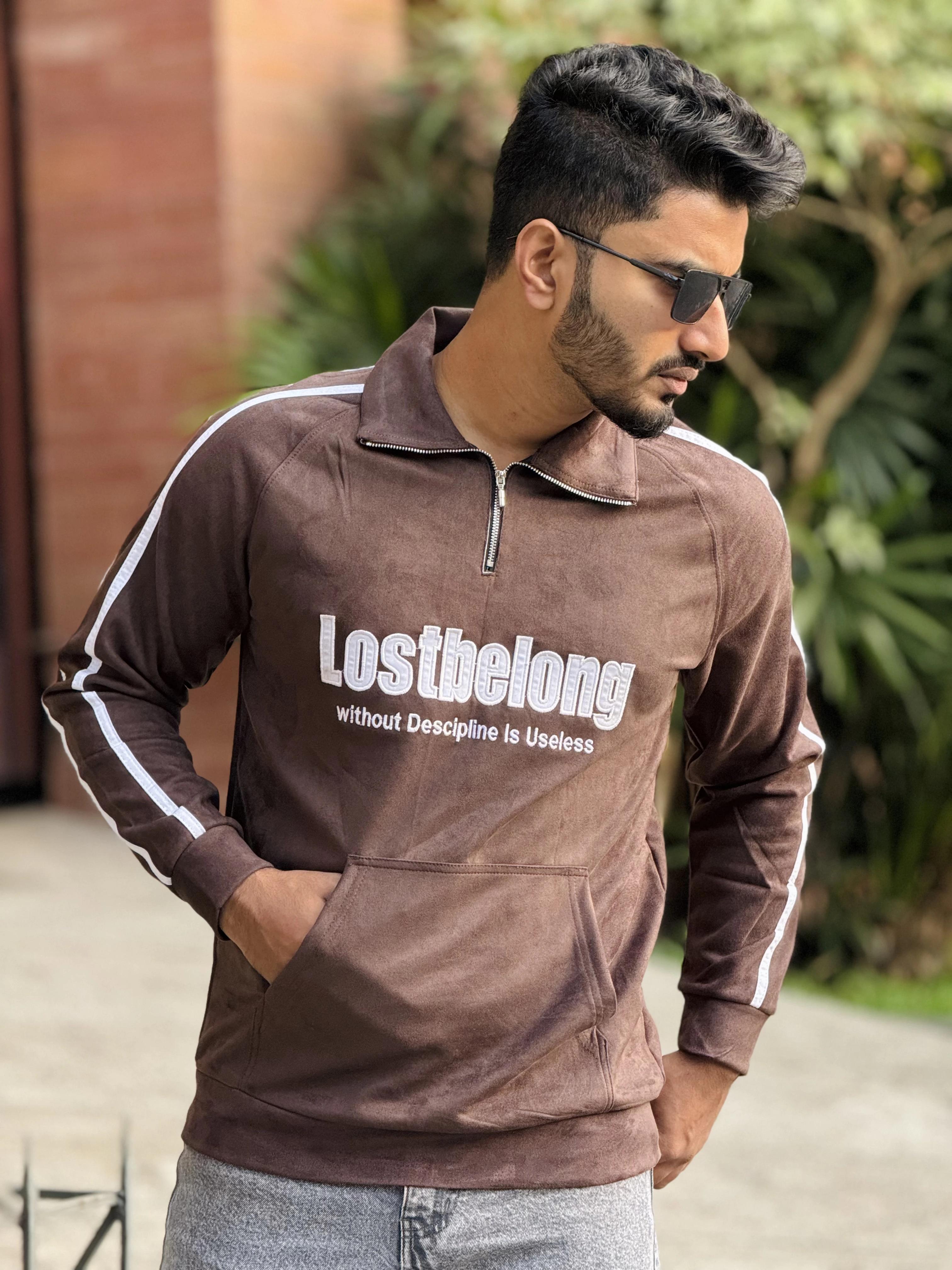 Zipper Pocket Sweatshirt
