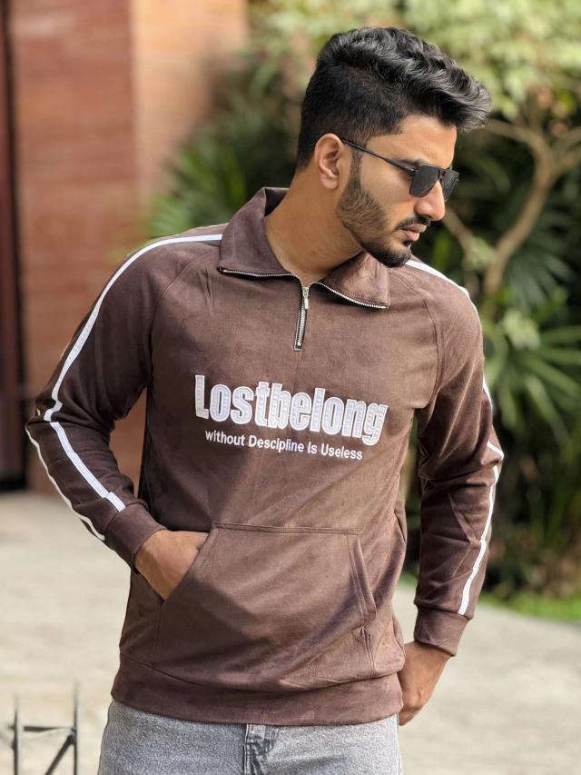 Zipper Pocket Sweatshirt