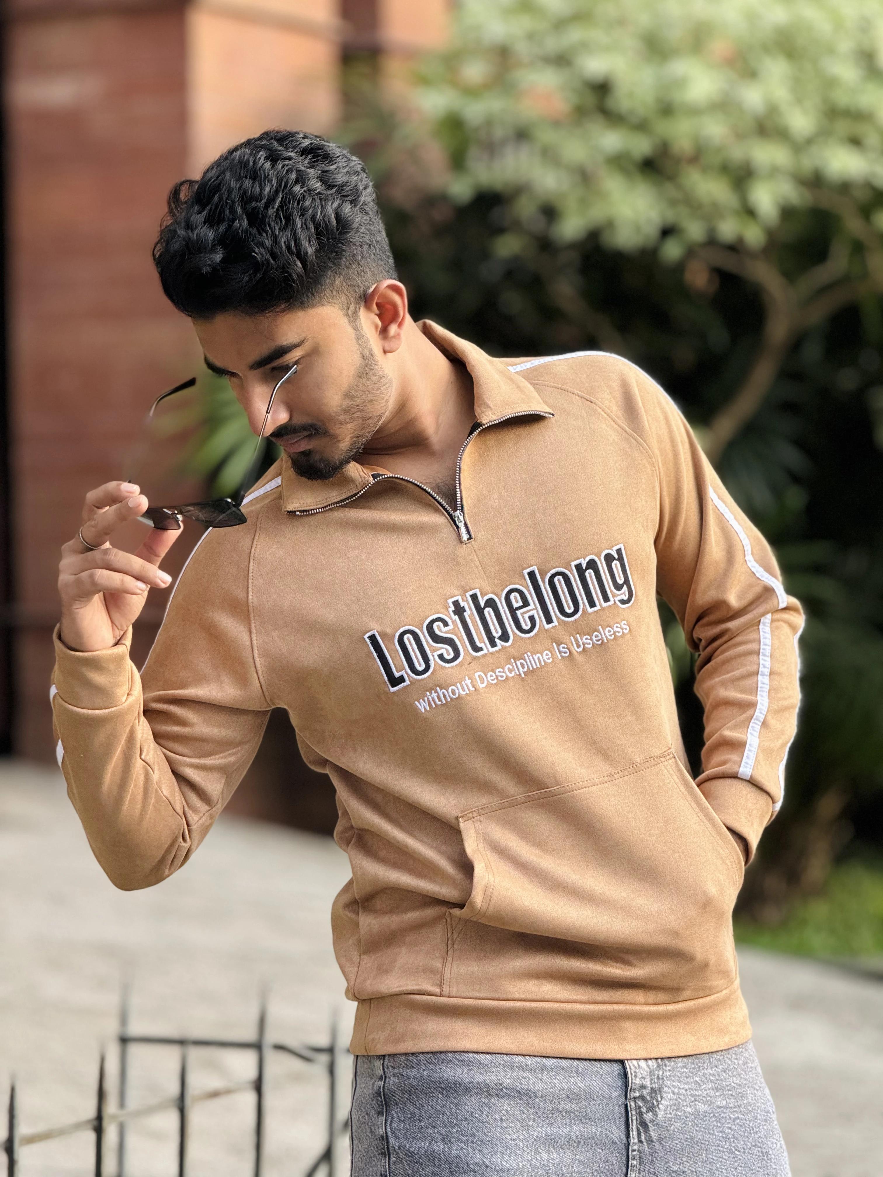 Zipper Pocket Sweatshirt