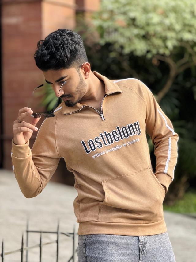 Zipper Pocket Sweatshirt