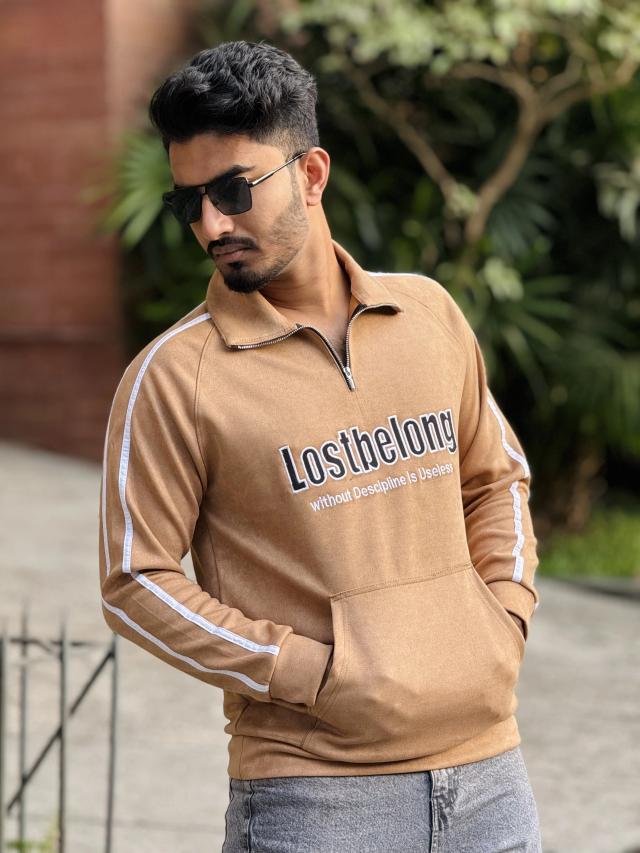 Zipper Pocket Sweatshirt