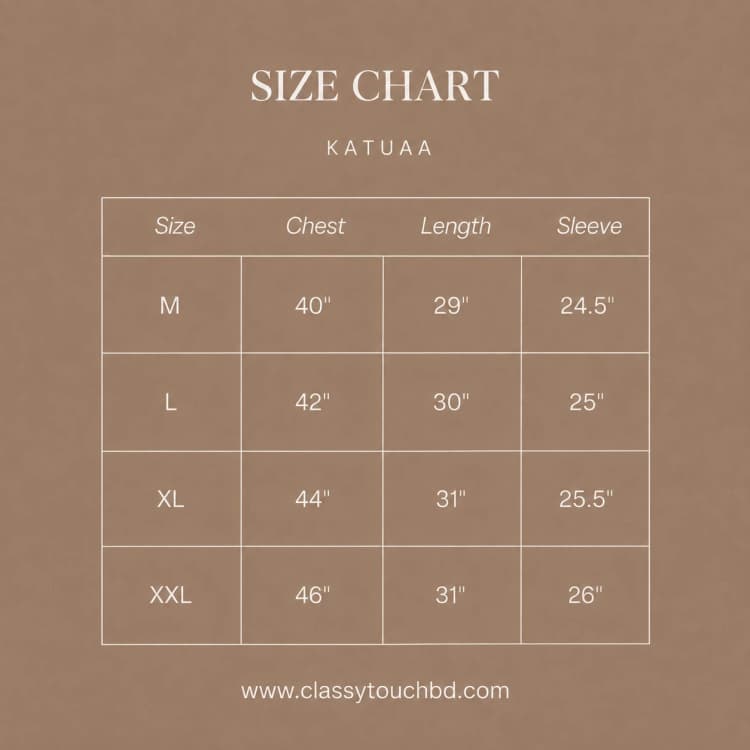 Embo Seoul Katua - Sky Size Chart